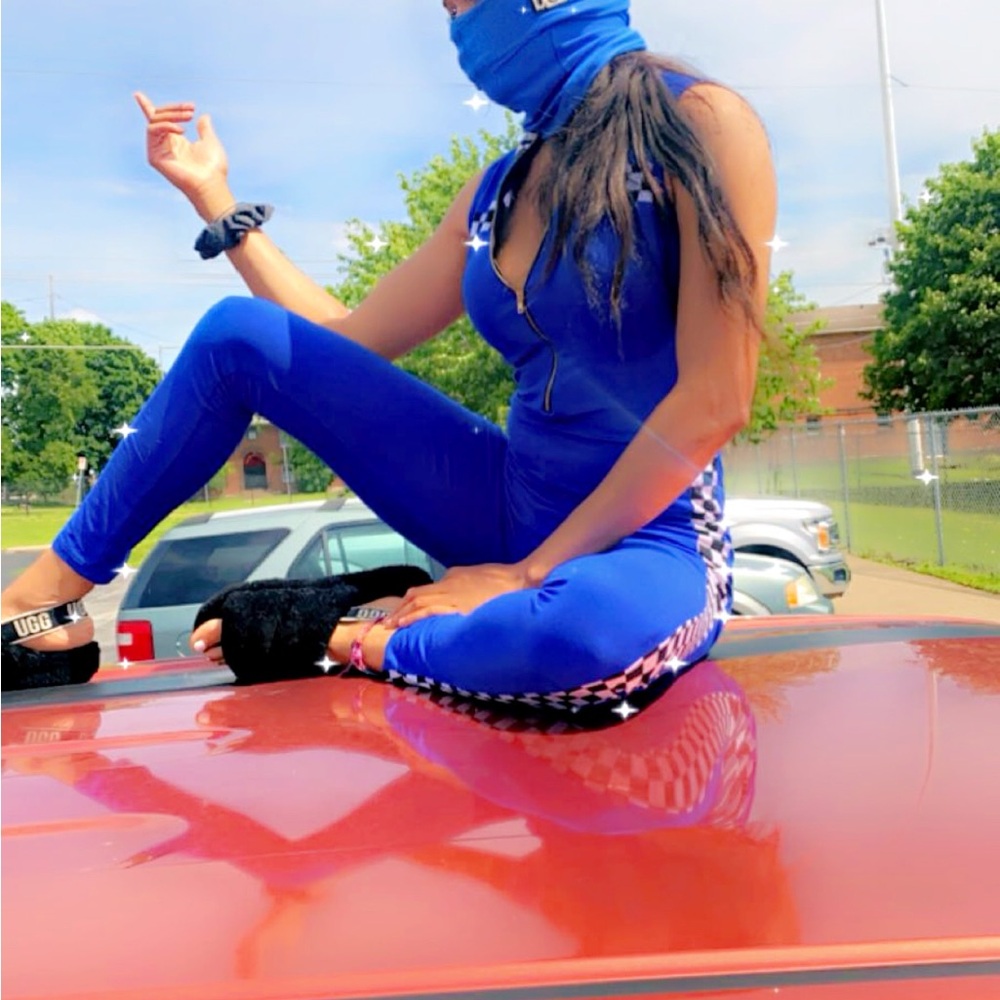 Blue Women's Jumpsuit